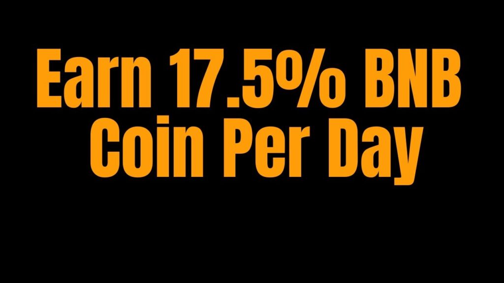 How I Earn 17.5% BNB Coin Per Day with Bfarm