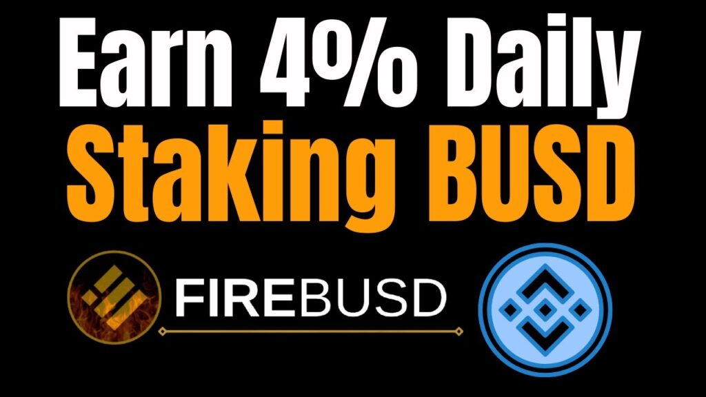 How To Earn 4% Crypto Passive Income Staking BUSD | DeFi Yield Farming